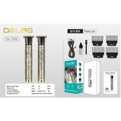 DALING DL-1558 Безжичен акумулаторен тример за подстригване на коса професионална машинка