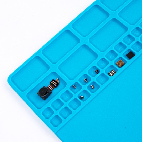 SUNSHINE SS-004B 305*405mm Магнитна Топлоизолираща Силиконова Подложка за Ремонт