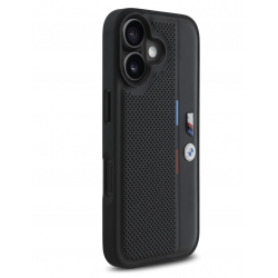 4049 BMW iPhone 16 Back cover case - Perforated Tricolor Detail Line BlackBack case-iPhone 16-Noir
