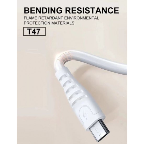 WUW T47 2A Зарядно с кабел USB към Type-C 