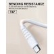 WUW T47 2A Зарядно с кабел USB към Type-C 