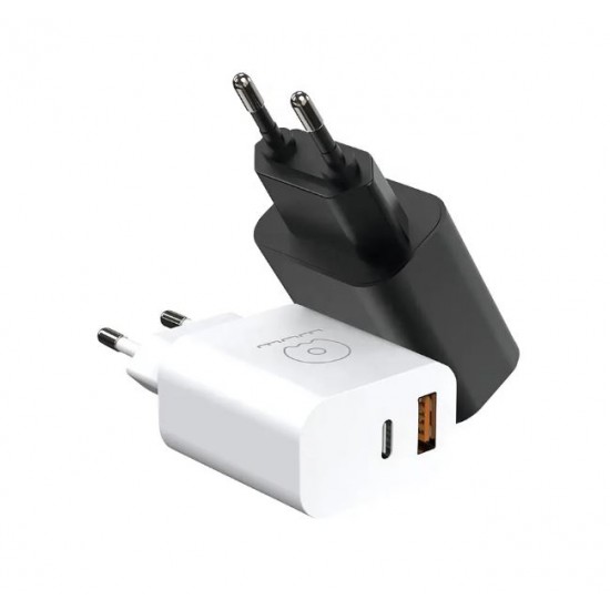 WUW T83 PD20W+QC18W Зарядно с кабел Type-C към Type-C 1M