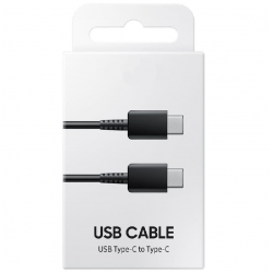  Кабел USB-C към USB-C 25W 2M (кут.) Бързо зареждане - Черен