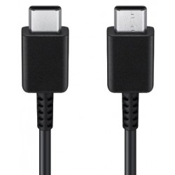  Кабел USB-C към USB-C 45W 2M (кут.) Бързо зареждане - Черен