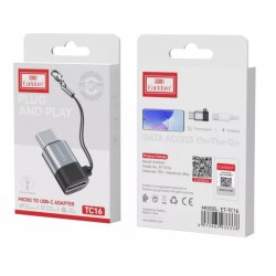 EARLDOM Преходник от Micro USB към Type-C TC16