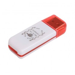 TF6 Високоскоростен Pvc USB 4-в-1 четец на карти, за SD карта на фотоапарат, офис, домашна употреба - MIX цветове