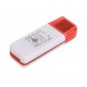 TF6 Високоскоростен Pvc USB 4-в-1 четец на карти, за SD карта на фотоапарат, офис, домашна употреба - MIX цветове