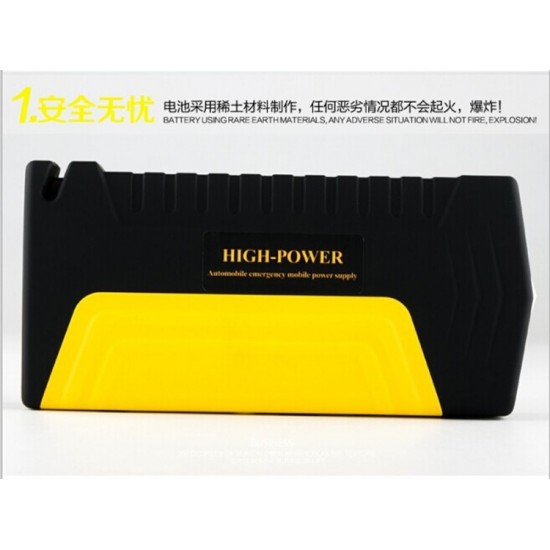 Авариен автомобилен комплект  TM15 Automobile emergency high power, Черен 16,800mAh