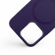 Луксозен Premium кейс+Magsafe TP-102 iPhone 15 Pro - Тъмно Лилав