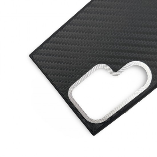 Premium Carbon Case TP-104 за Samsung S25 Plus - Space Black