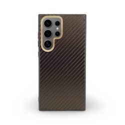 Premium Carbon Case TP-104 за Samsung S25 Plus - Titanium сив