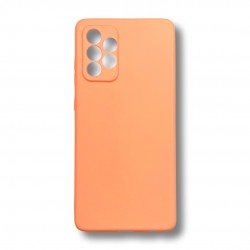 Силиконов гръб TP18 +камера за Samsung A72 - Праскова