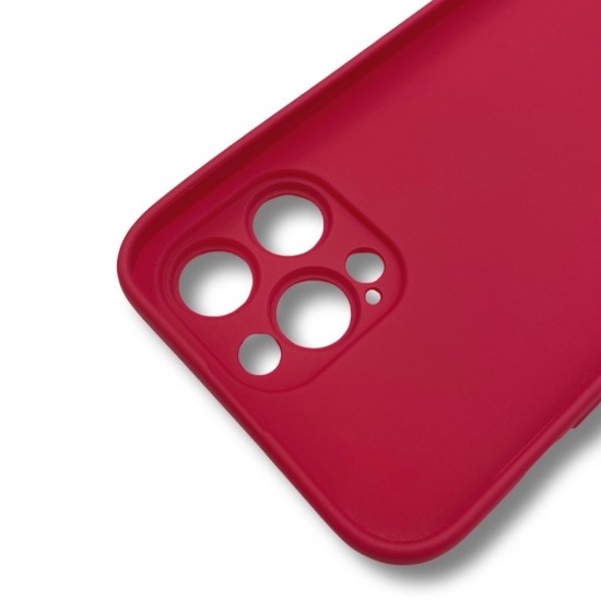 Силиконов гръб TP18 +камера за iPhone 12 mini - Малина