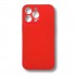 Силиконов гръб TP18 +камера за iPhone 17 Pro Max - Червен