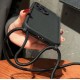 TP-16 Силиконов калъф с връзка за iPhone 13 Pro Max  - Черен