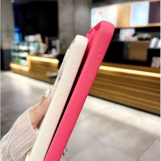 TP-16 Силиконов калъф с връзка за iPhone 14 Pro Max  - Бял