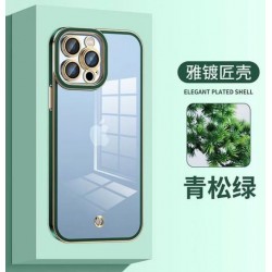 Калъф TP28 Angel Eyes Samsung A34 прозрачен с Зелена Рамка