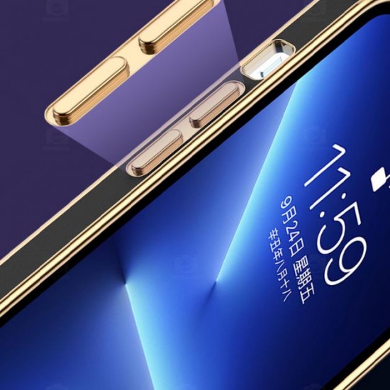 Калъф TP28 Angel Eyes Samsung A34 прозрачен с Зелена Рамка