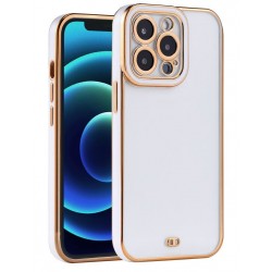 Калъф TP28 Angel Eyes Samsung S23 Ultra прозрачен с Бяла Рамка