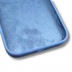 Silicone case TP-59 +камера за iPhone 15 Pro Max - Тъмно Син 