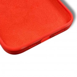 Silicone case TP-59 +камера за iPhone 16 Pro Max - Червен