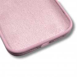 Silicone case TP-59 +камера за iPhone 15 Pro Max - Лилав