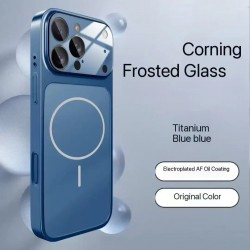 Magsafe кейс твърд гръб и TPU рамка TP-90 за iPhone 17 Pro Max - Син