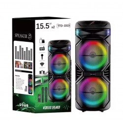 TTD-1515 15.5''x2  Безжична колона говорител субуфер