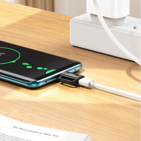 Преходник UA31E HOCO Lightning към USB-C 2.0