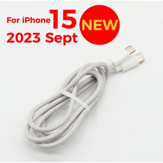 Плетен foxкабел iPh15серията Type-C към Type-C PD60W  (2m)