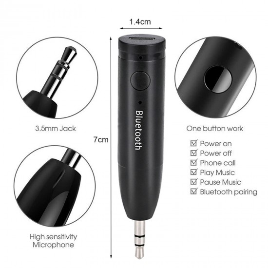V5.0 Bluetooth AUX Аудио Адаптер