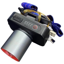 WH-2102 Челник с телескопичен фокус, 500lm, USB Type-C зареждане, водоустойчив, 3 режима