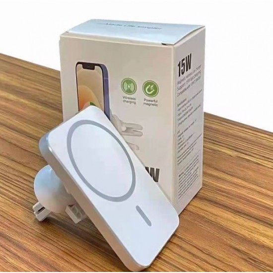 F188 Стойка за кола с магнитно безжично зареждане Magsafe 15W - Черен