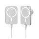 F188 Стойка за кола с магнитно безжично зареждане Magsafe 15W - Бял