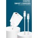 WUW C204 PD20W+QC18W Адаптер с изх. USB-C+USB-A