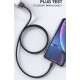 WUW X203 Плетен кабел за Зареждане 2.4A 1M - USB към Lightning