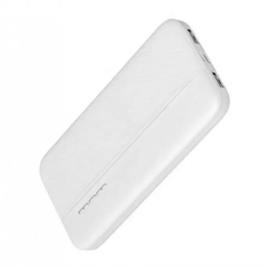 WUW-Y93 Тънко Пр.зарядно 2.1A MICRO+USB-C+2изх.USB 10,000MAH - Бял