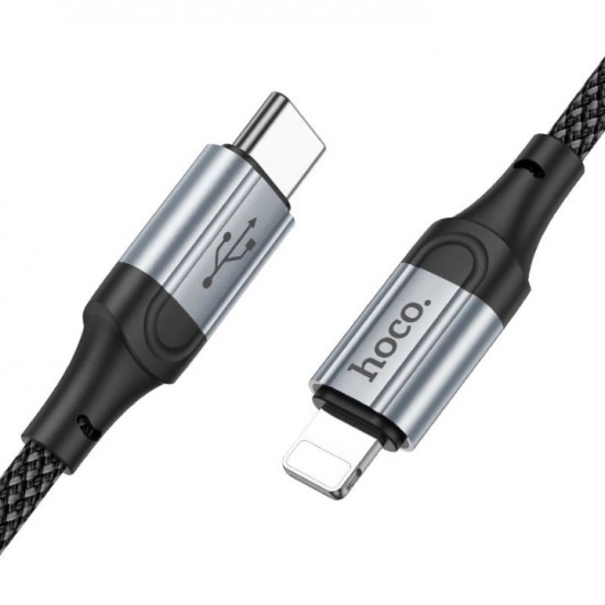HOCO Кабел “X102 Fresh” PD27W  Type-C към Lightning (1M) - Черен
