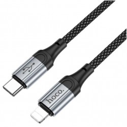 HOCO Кабел “X102 Fresh” PD27W  Type-C към Lightning (1M) - Черен