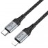HOCO Кабел “X102 Fresh” PD27W  Type-C към Lightning (1M) - Черен