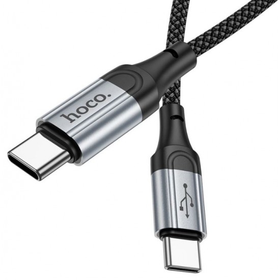 HOCO Кабел “X102 Fresh” 60W  Type-C към Type-C (1M) - Черен