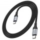 HOCO Кабел “X102 Fresh” 60W  Type-C към Type-C (1M) - Черен
