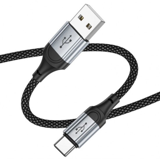 HOCO Кабел “X102 Fresh” PD27W USB към Type-C (1M) - Черен