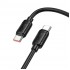 HOCO кабел X115 Type-C към Type-C 240W (1M) - Черен