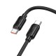 HOCO кабел X115 Type-C към Type-C 240W (1M) - Черен