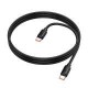 HOCO кабел X115 Type-C към Type-C 240W (1M) - Черен