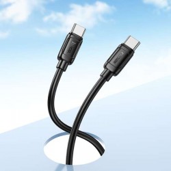 HOCO кабел X115 Type-C към Type-C 240W (1M) - Черен