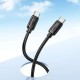 HOCO кабел X115 Type-C към Type-C 240W (1M) - Черен