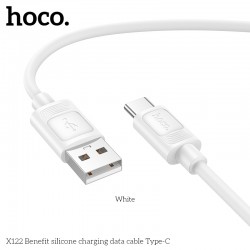 HOCO кабел X122 60W USB към Type-C (1M) - Бял