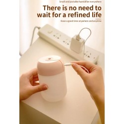 X26 Удобен овлажнител за въздух с подсветка - Бял